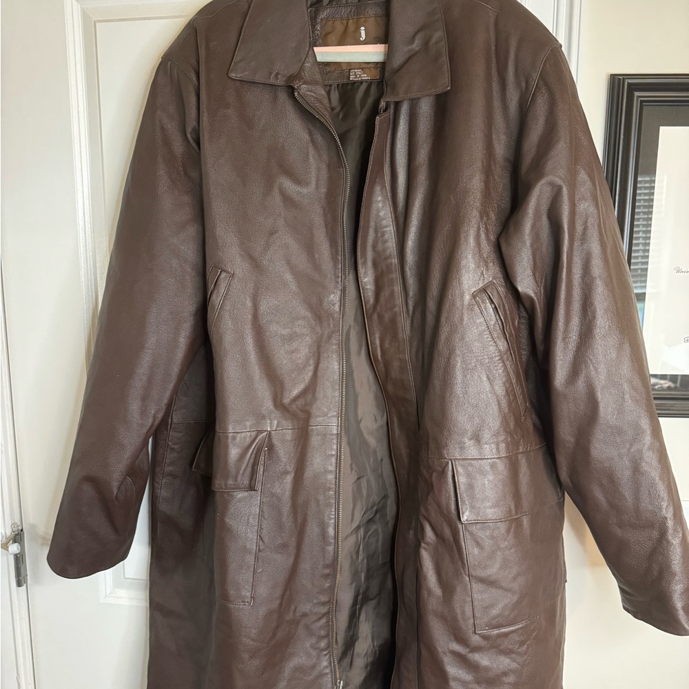 Men's Brown Leather Jacket